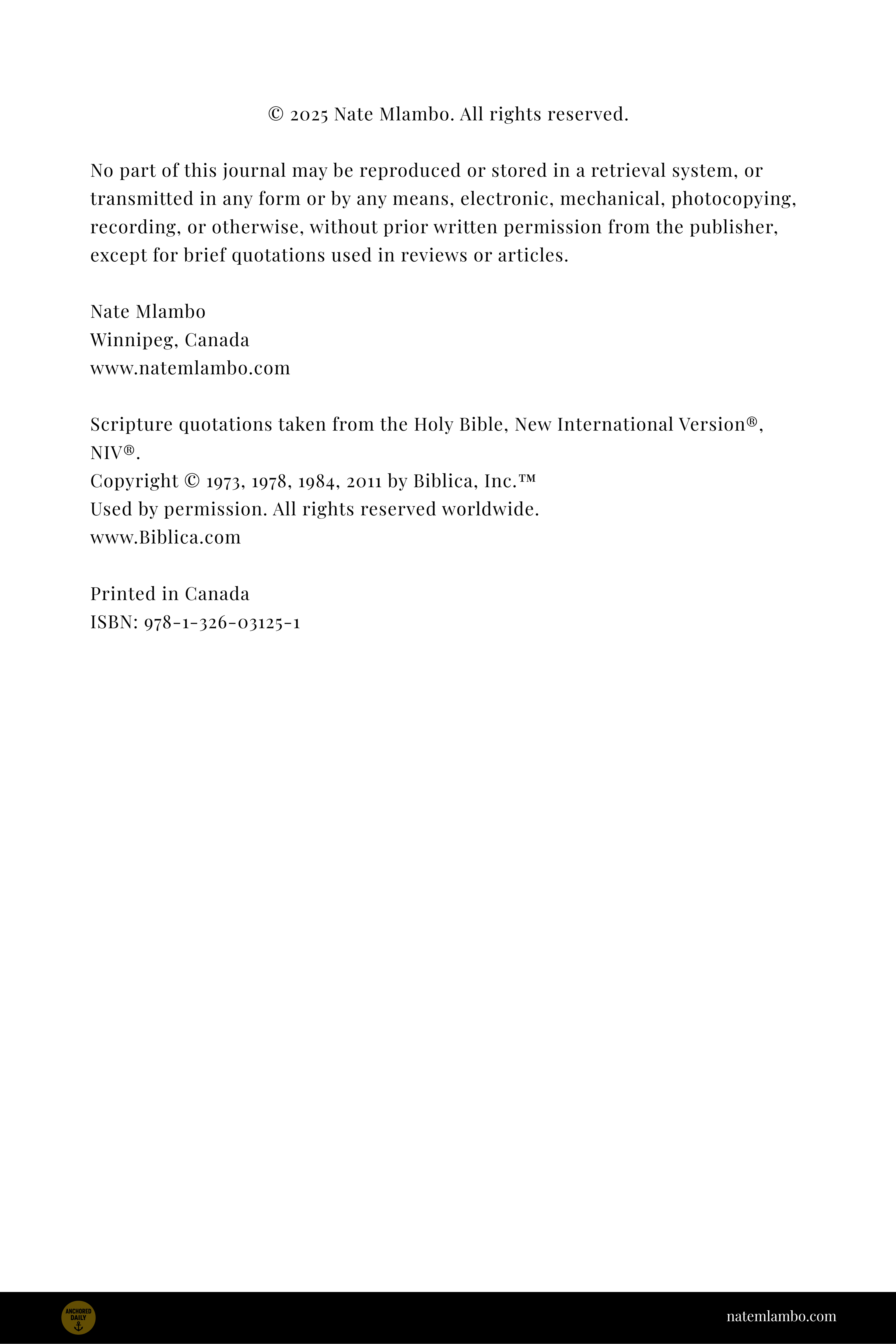 Anchored Daily: 30 Day Morning Digital Journal - Laptop, Tablet, Phone