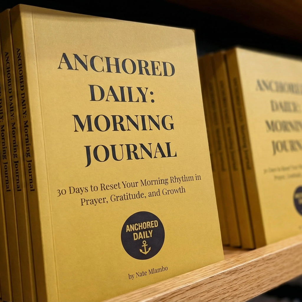 Anchored Daily 30 Day Morning Journal hardcover cover