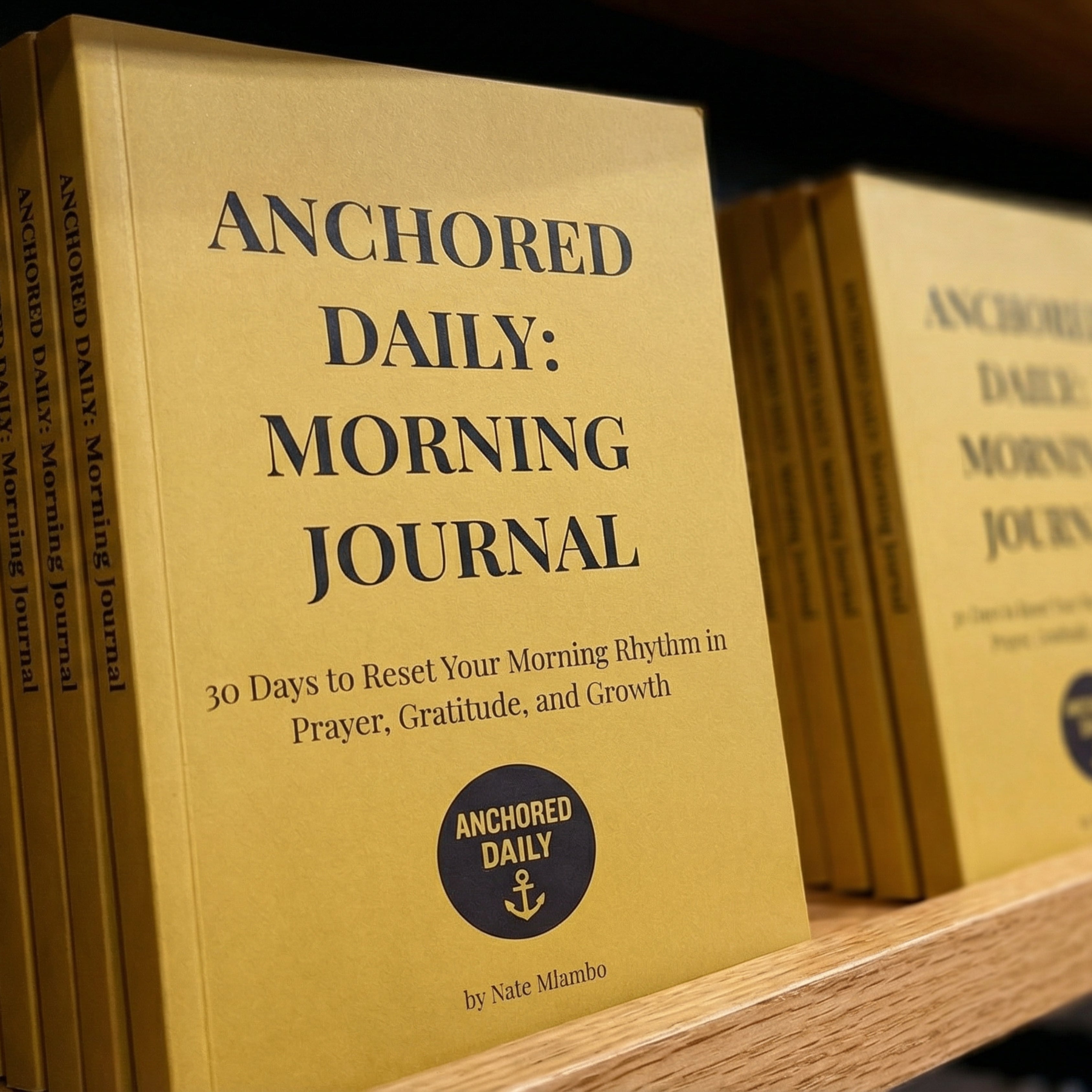 Anchored Daily: 30 Day Morning Journal - Hardcover