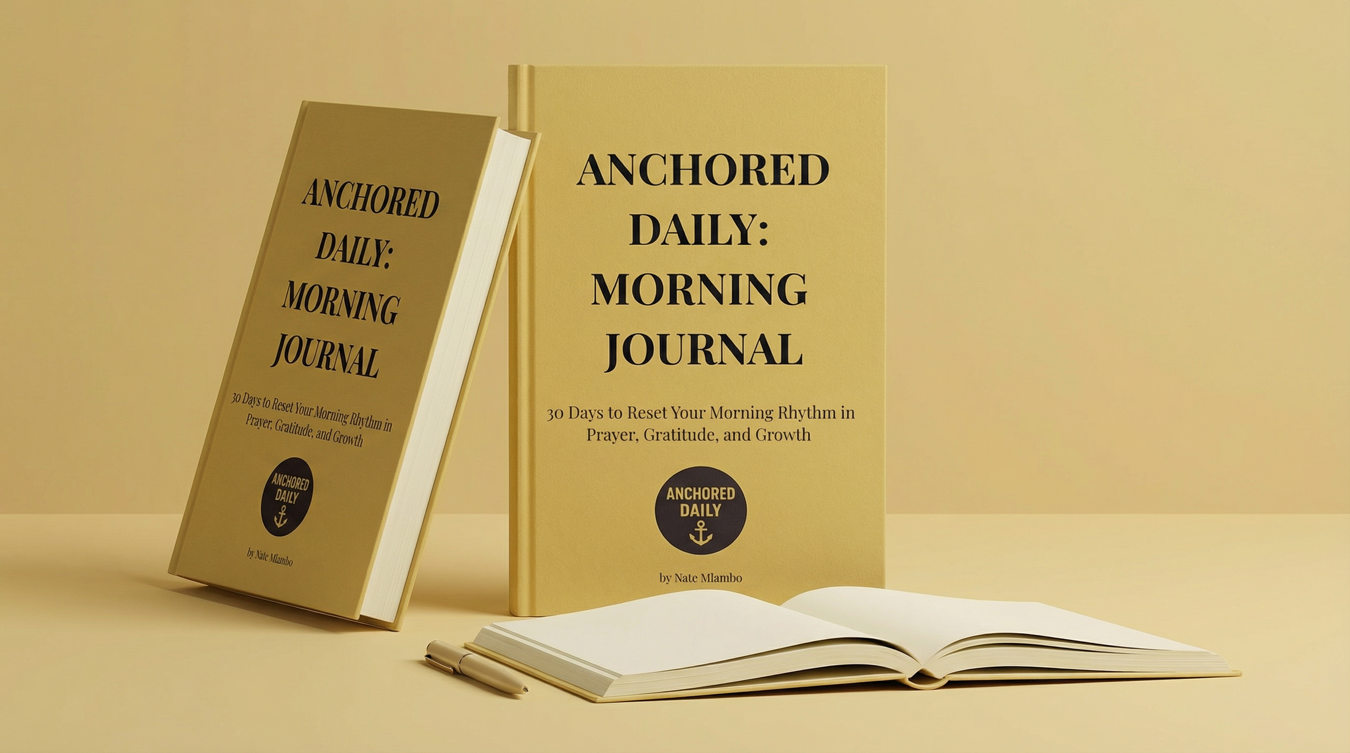 Anchored Daily: 30 Day Morning Journal - Hardcover