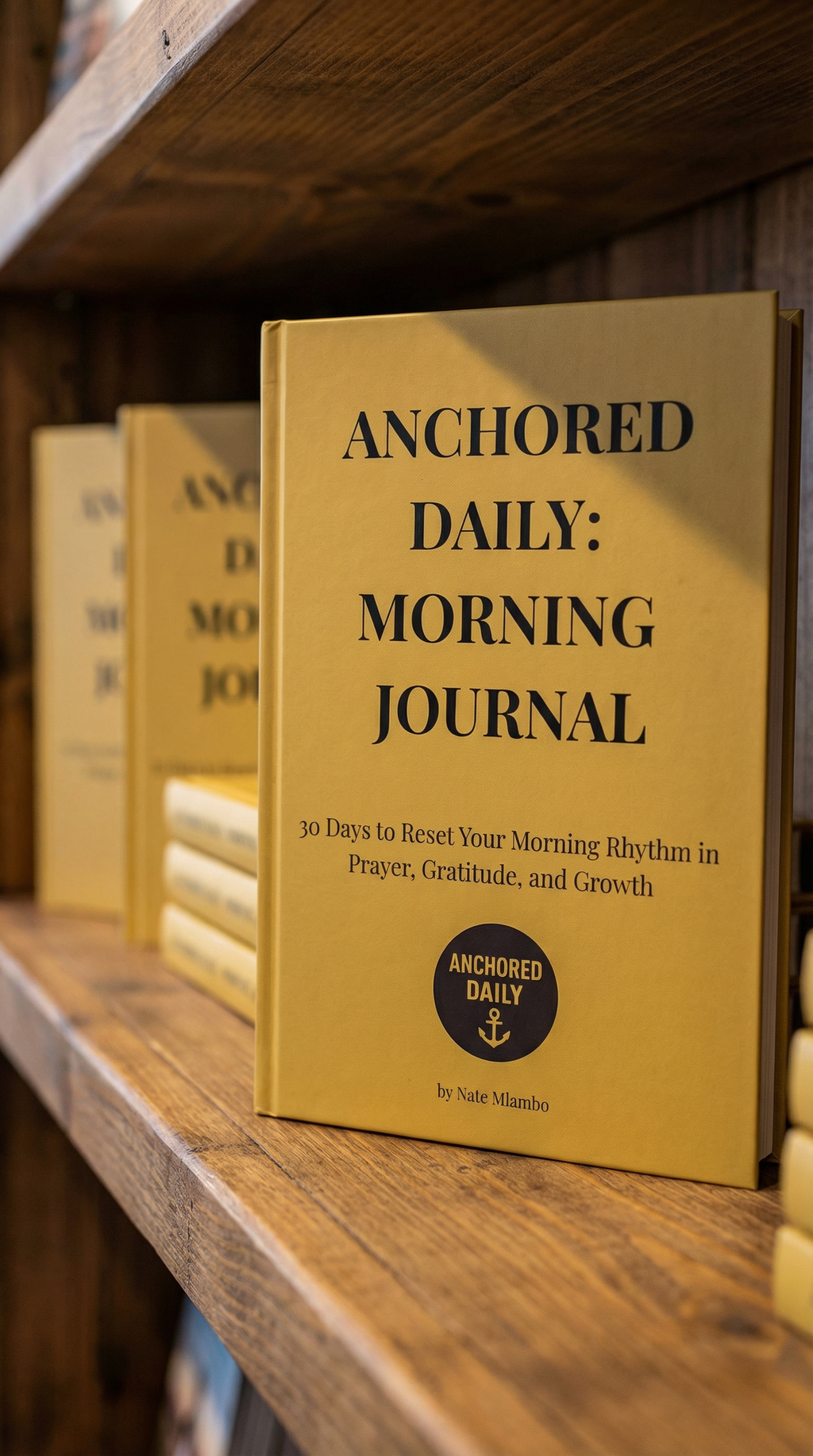 Anchored Daily: 30 Day Morning Journal - Hardcover